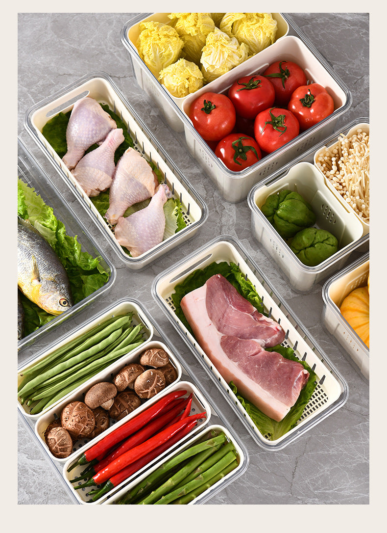 Seasoning Fresh-keeping Plastic Kitchen Sealed Box Spice Storage Box Food Grade Format Transparent Cereal Seasoning