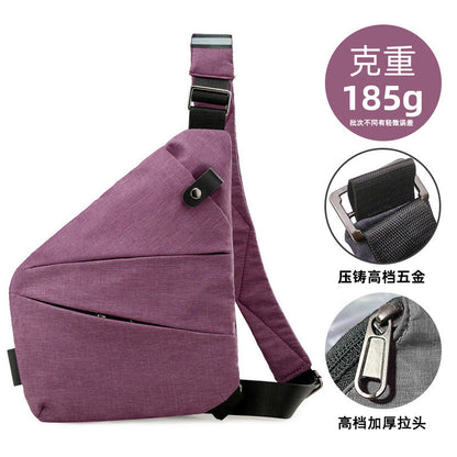 Chest Bag Men's Distinctive Shoulder Crossbody Bag Fashion Cross Bag Multifunctional Sports Fashion Underarm Bag Men's Chest Bag