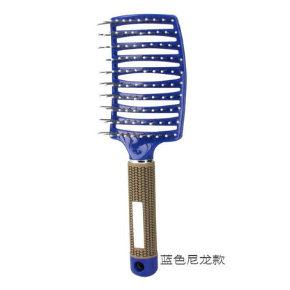 Cross-border Hot Pig Mane Big Bend Comb Fluffy Curly Hair Styling Comb Anti-static Hair Comb Home Hair Massage Comb
