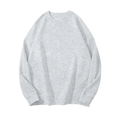 Solid Color Velvet Sweatshirt for Women in Autumn and Winter Korean Style Loose Casual Top T-Shirt Female Student Couple Outwear Bottoming Shirt