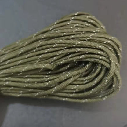 7-core 4mm umbrella rope polypropylene fiber multi-function mountaineering paratrooper traction rope life-saving equipment fixed safety umbrella rope