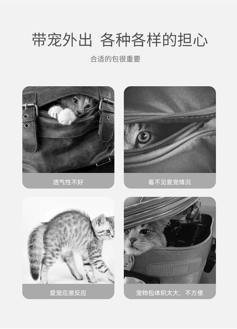 Factory Direct Sales Cat Bag, Portable Pet Bag for All Seasons, Large Capacity Travel Pet Supplies Wholesale