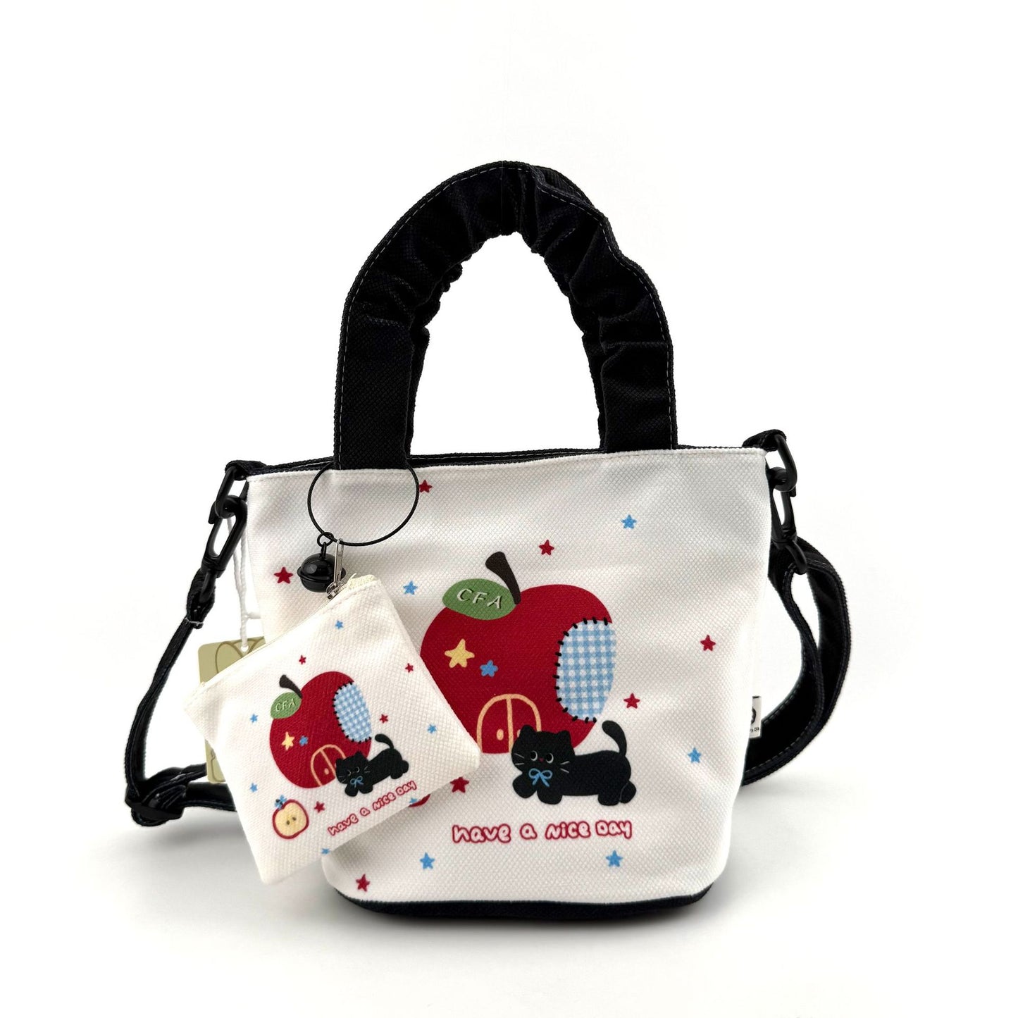 New Girls Handbag Storage Bag Cute Lunch Box Bag Handbag Mother Bag Korean Cartoon Bag Hand Bag