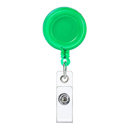 Transparent Easy Pull Buckle Doctor Nurse Breast Card Certificate Card Case Anti-loss Clip Buckle Meal Card Work Card Transparent Color Retractable Buckle