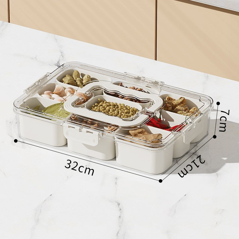 Fresh-Keeping Box Plastic Storage Thickeneded Refrigerator Dust-Proof Finishing Household Artifact Special Kitchen New Plastic Box