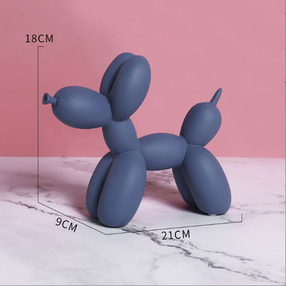 Nordic Light Luxury Blow Dog Ornaments Modern Creative Simple Living Room Desktop TV Cabinet Home Entrance Decorations