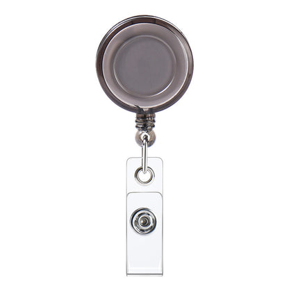 Transparent Easy Pull Buckle Doctor Nurse Breast Card Certificate Card Case Anti-loss Clip Buckle Meal Card Work Card Transparent Color Retractable Buckle