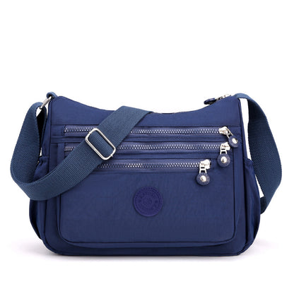 Nylon Cloth Multi-Layer Shoulder Bag Lightweight Simple Casual Crossbody Bag 2025 New Large Capacity Mother's Money Bag