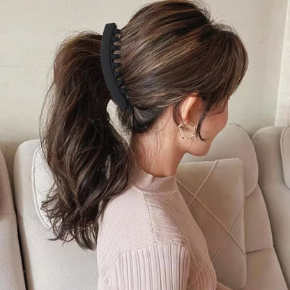 13cm Large Banana Clip Simple Vertical Hair Clip Elegant Hair Clip Ponytail Clip Back of the Head Grabber Wholesale