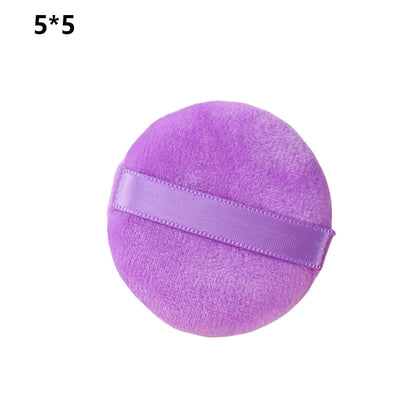 Crystal super soft round small size puff manufacturers wholesale powder cake makeup cotton makeup tools wet and dry puff