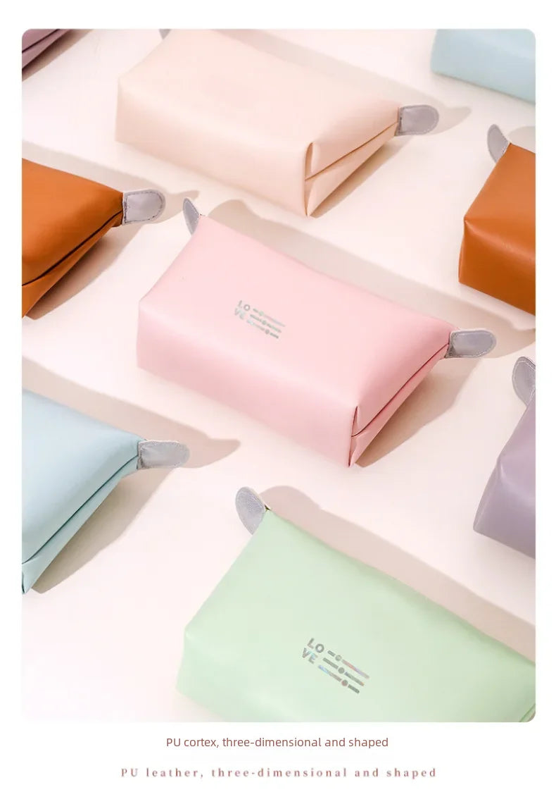 Beilian Fashion Cosmetic Bag Ins Style Pu Cosmetic Cosmetics Bag Travel Waterproof Satchel Toiletry Bag Wholesale Satchel