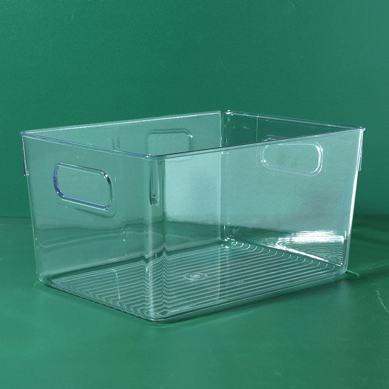 Simple Storage Box Transparent Acrylic Narrow Long Rectangular Mirror Cabinet Cosmetic Stationery Pen Kitchen Chopsticks Box