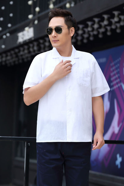 Work Clothes White Coat Doctor's Clothes Pharmacy Beauty Salon Food Factory Tooling Experimental Clothes Chef Long Sleeve White Coat