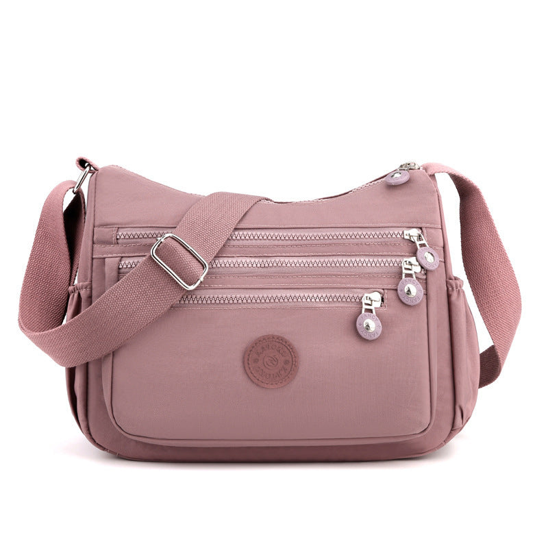 Nylon Cloth Multi-Layer Shoulder Bag Lightweight Simple Casual Crossbody Bag 2025 New Large Capacity Mother's Money Bag