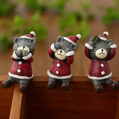 Christmas Decorations Christmas Tree Ornaments Decorative Props Scene Layout Simulation Elk Doll Christmas Ornaments