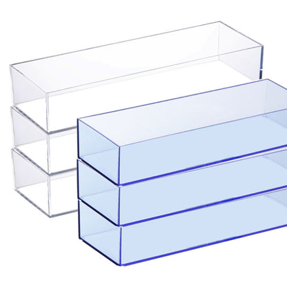Mirror cabinet acrylic sundries stationery pencil storage box finishing box narrow strip storage transparent note hand account