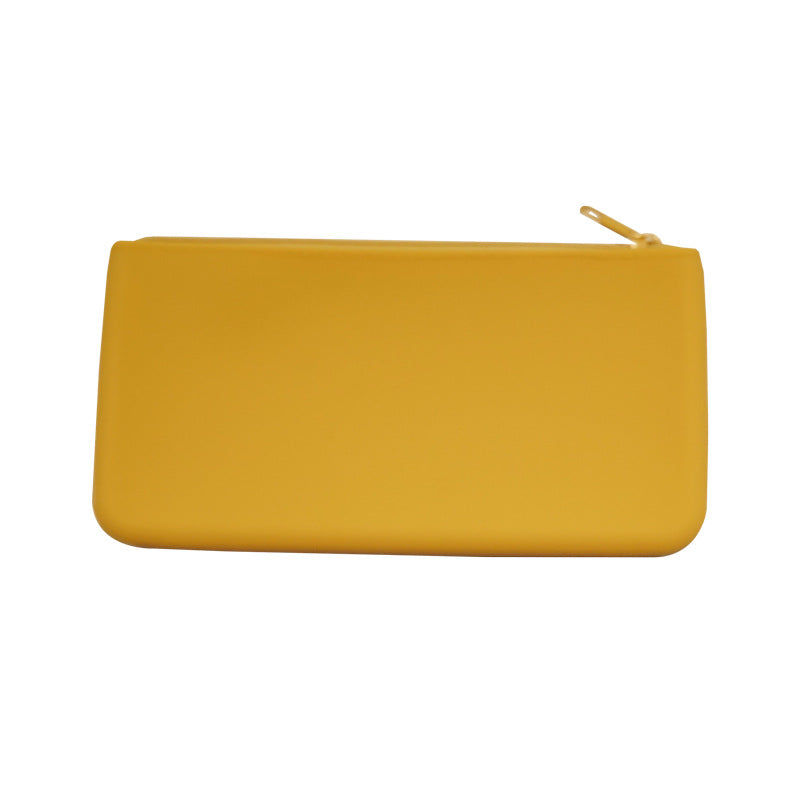 Silicone Travel Data Cable Clutch Bag for Storing Mobile Phones, Earphones, Makeup Brushes, and Cosmetics, Ins-Style Foreign Trade