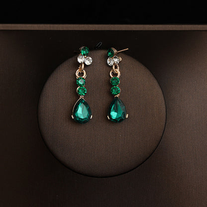 Korean Bride Necklace Earrings Two-piece Decorations Wedding Yarn Wedding Jewelry Wedding Accessories Dance Studio