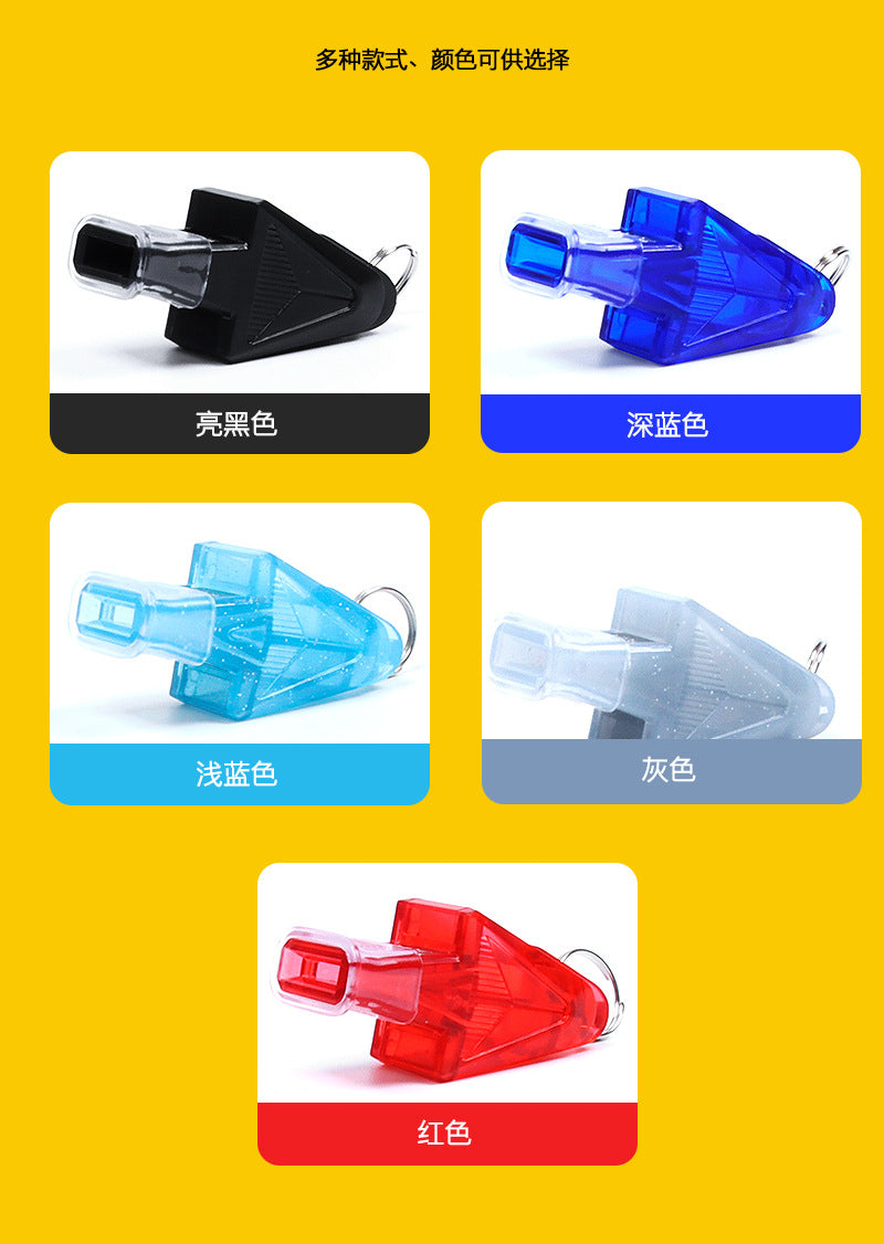 Cross-Border Triangle Whistle, Seedless Basketball Game Training High-Pitched Whistle, Sports Teacher Outdoor Sports Whistle, Referee-Specific