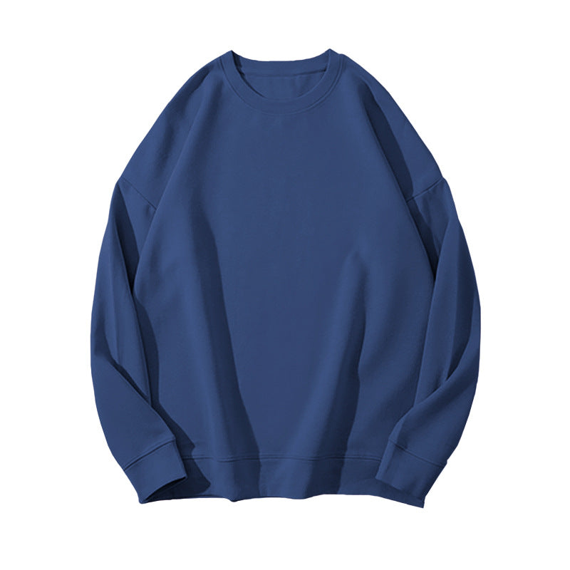Solid Color Velvet Sweatshirt for Women in Autumn and Winter Korean Style Loose Casual Top T-Shirt Female Student Couple Outwear Bottoming Shirt