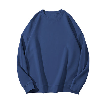 Solid Color Velvet Sweatshirt for Women in Autumn and Winter Korean Style Loose Casual Top T-Shirt Female Student Couple Outwear Bottoming Shirt
