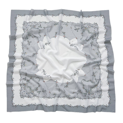 Cross-Border New Product Voile Print 110 Square Scarf Classic Lace Scarf Turban Malaysian Shawl