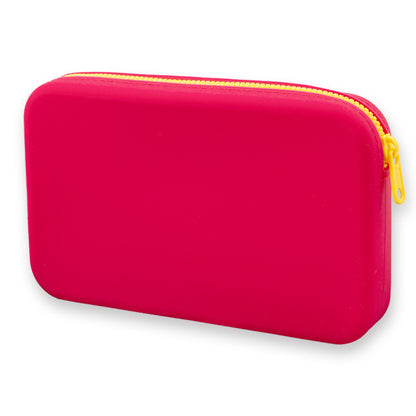 Large-Capacity Rectangular Silicone Cosmetic Bag, Storage Bag, Toiletry Storage Bag, Digital Bag, Travel Bag, Menstrual Bag