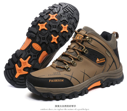 Cross-Border Recommendation for Autumn and Winter Men's Low-Top Outdoor Mountaineering and Hiking Sports Shoes, Men's Non-Slip and Wear-Resistant Work Boots