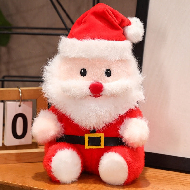 Cross-Border New Santa Claus Doll Simulation Christmas Tree Pillow Sofa Christmas Ornaments Happy Christmas Series