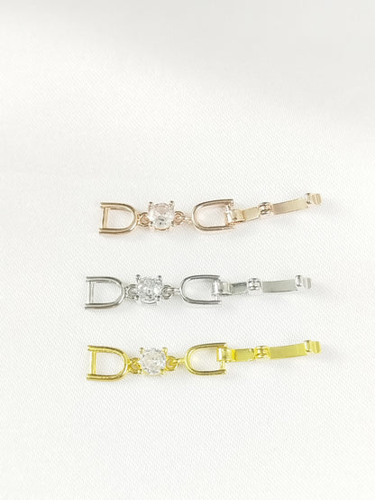 Joker bracelet necklace extended chain plated real platinum zircon 3cm lengthened first jewelry button accessories factory outlet