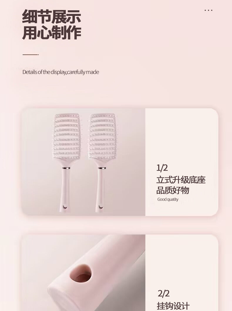 Large curved curved rib comb female hair root fluffy artifact modeling comb long hair curly hair massage comb hair comb home