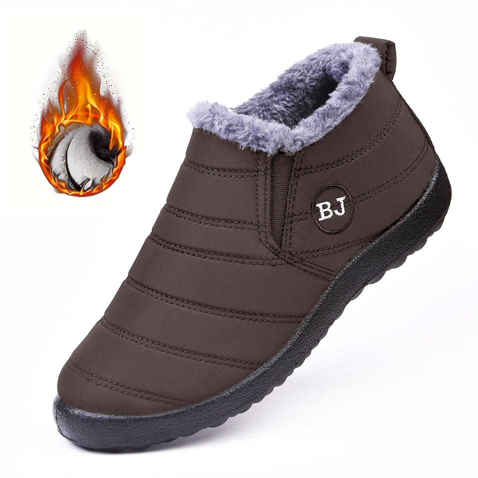 Cross-Border Large Size 36-47 Cotton Boots Soft Sole Waterproof Old Beijing Cotton Shoes Snow Boots Amazon Temu Dropshipping