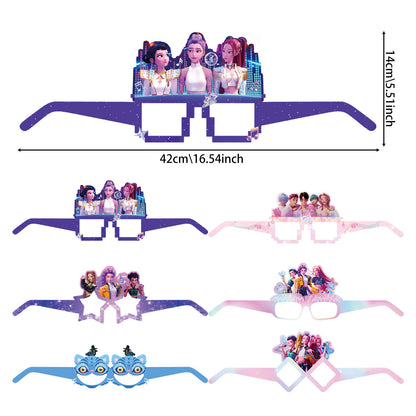 Amazon's New Pop Hunter Witch Group Theme Birthday Party Supplies Set Paper Plate Tissue Tablecloth Decoration