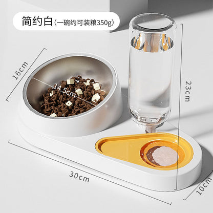 Cat Bowl, Double Bowl, Automatic Water Dispenser, Dog Bowl, Dog Food Bowl, Teddy Food Bowl, Pet Water Bowl, Ceramic Dog Bowl, Cat Supplies