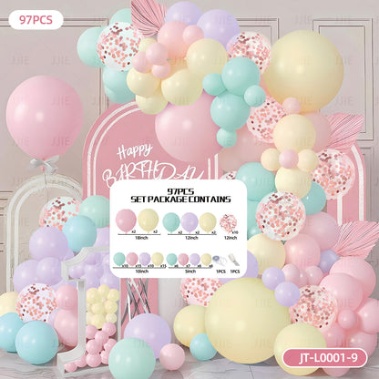 Balloon Chain Arch Set Scene Layout High-End Atmosphere Opening Birthday Party Decorations Anniversary Package