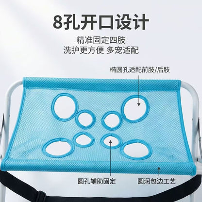Cat Bathing Stand, Nail Clipping Holder, Anti-Scratch and Anti-Bite Pet Grooming Hammock for Small Dogs, Dog Bathing Tool