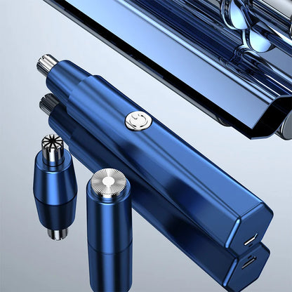 2021 New Model Men's Nose Hair Trimmer Mini Shaver for Trimming Nose Hair, Sideburns, and Ear Hair Dual-Head Trimmer