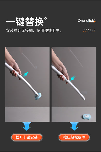 Disposable Toilet Brush Household No Dead Angle Toilet Brush Toilet Wall Hanging Toilet Cleaning Brush Toilet Artifact