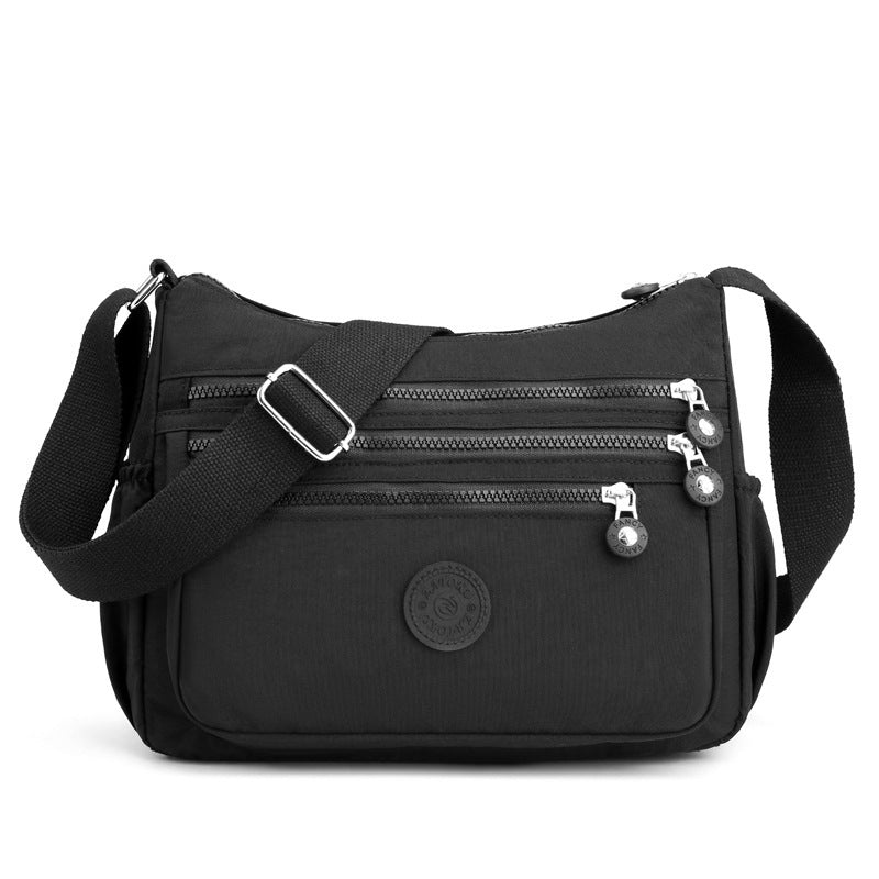 Nylon Cloth Multi-Layer Shoulder Bag Lightweight Simple Casual Crossbody Bag 2025 New Large Capacity Mother's Money Bag