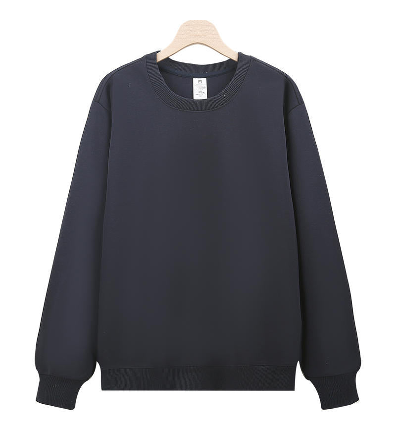 Cross-Border Heavy Sweatshirt with Logo Printed on It, Group Annual Meeting Cultural Shirt, Advertising Shirt Design, Velvet Round Neck Sweatshirt, Work Clothes