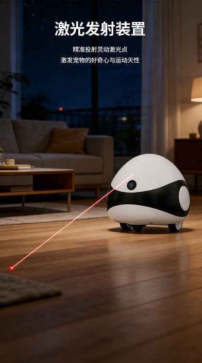 Smart Laser Cat Teaser Camera Wireless Remote Companion for Pets Cross-Border Hot-Selling Pet Monitoring Factory Wholesale
