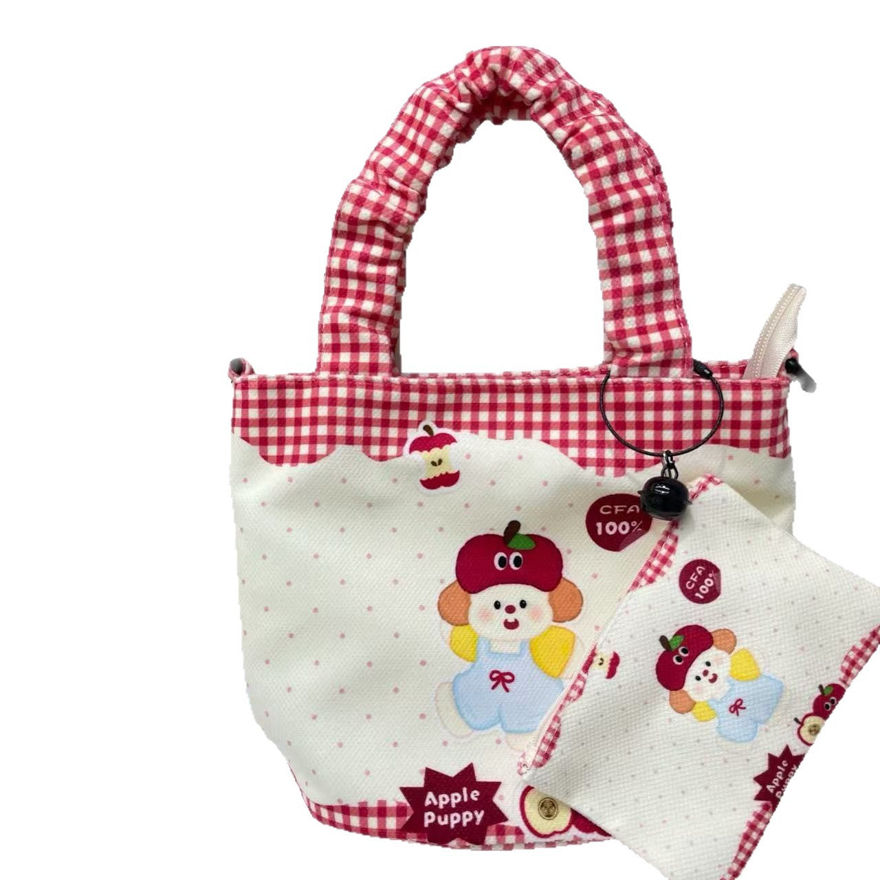 New Girls Handbag Storage Bag Cute Lunch Box Bag Handbag Mother Bag Korean Cartoon Bag Hand Bag