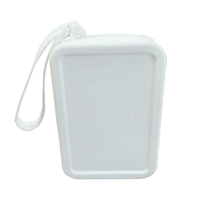 Silicone Rectangular Coin Purse Thickened Small Bag Coin Internet-famous Key Case Headset Storage Certificate Multi-purpose Bag