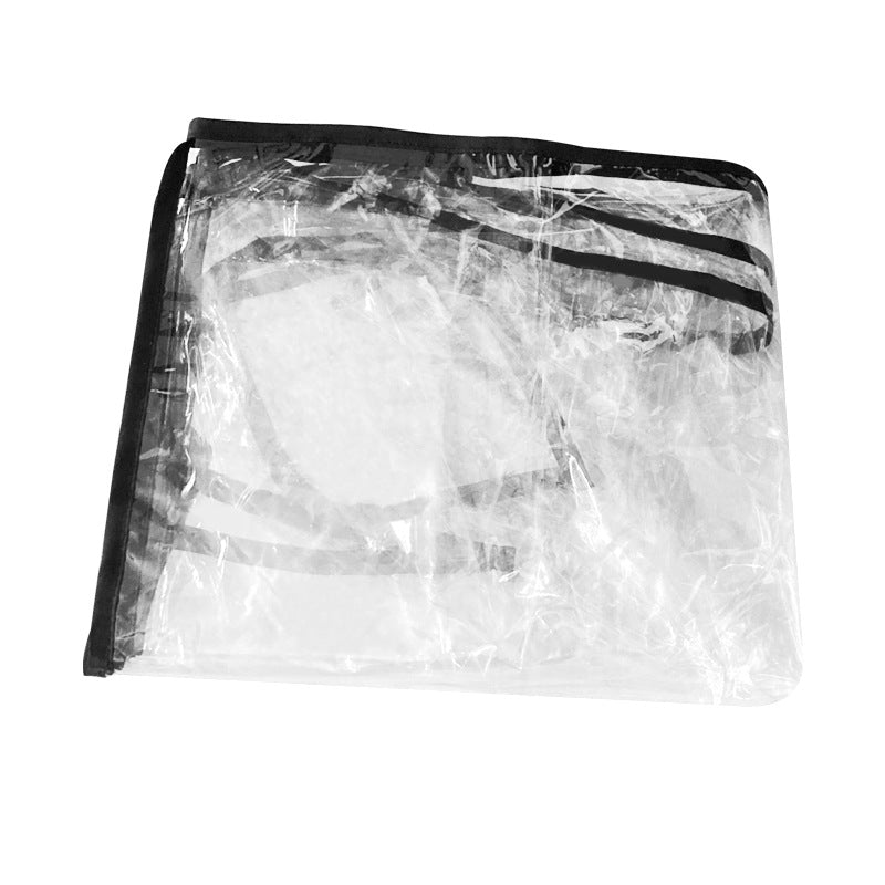 Outdoor Pet Cart Rain Cover Eva Transparent Cart Poncho Rainproof Warm Dog Cart Raincoat Windproof Cover Wholesale
