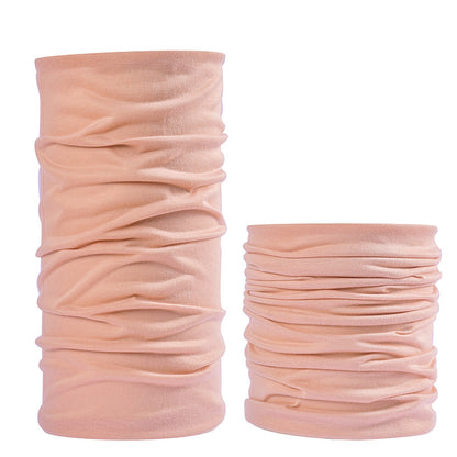 Solid Color Outdoor Turban Riding Flying Scarf Varied Magic Turban Men's and Women's Sunscreen Windproof Scarf Headgear Neck Sleeve Hair Band