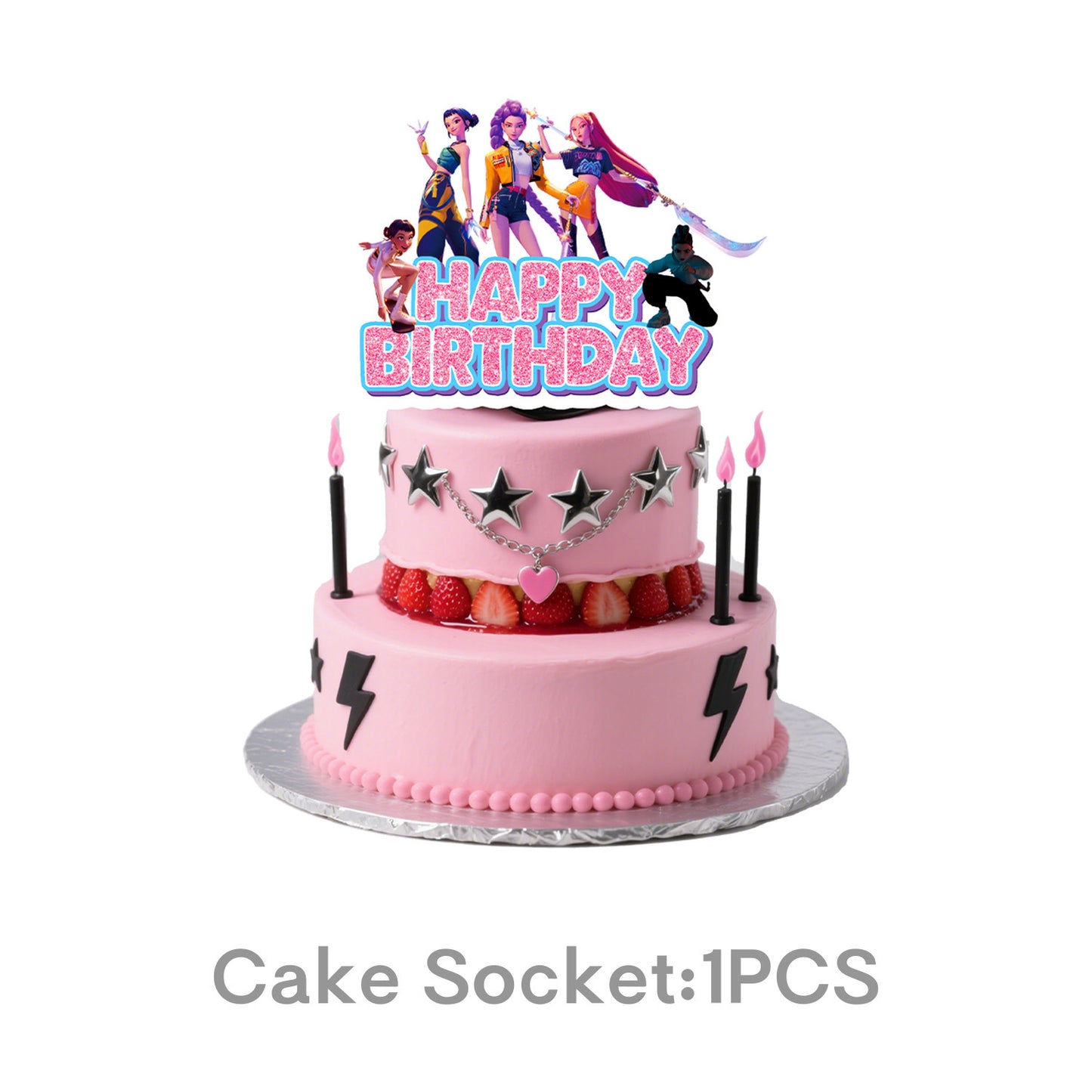 Amazon's New Pop Hunter Witch Group Theme Birthday Party Supplies Set Paper Plate Tissue Tablecloth Decoration