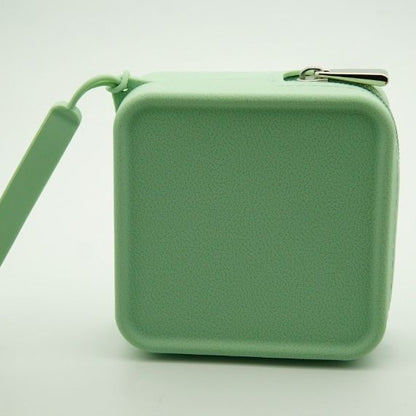 Square Makeup Organizer Silicone Coin Purse Portable Travel Storage Bag Multi-Purpose Lipstick Travel Essential
