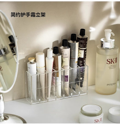 Bathroom Makeup Cotton Wall-Mounted Storage Box Bathroom Cotton Swab Stick Makeup Remover Cotton Dormitory Hair Accessories Storage Rack