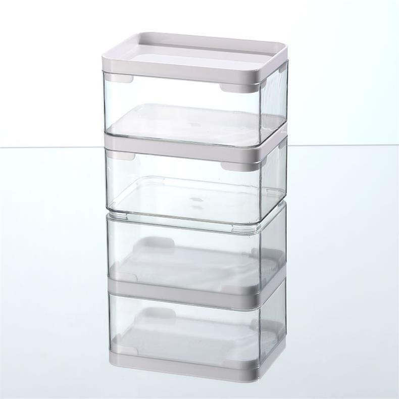 Desktop Storage Box Dormitory Cosmetics Transparent Basket Acrylic Drawer Mask Organizer Box Snack Sundry Storage Rack