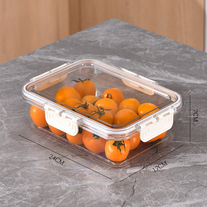 Fresh-Keeping Box Plastic Storage Thickeneded Refrigerator Dust-Proof Finishing Household Artifact Special Kitchen New Plastic Box
